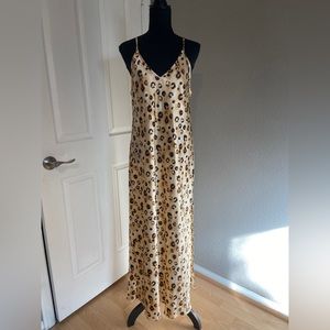 Valerie Stevens Ladies L Leopard Print Nightgown/Slip